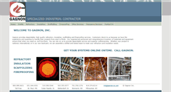 Desktop Screenshot of gagnon-inc.com