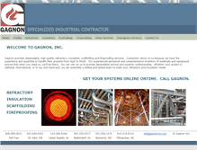 Tablet Screenshot of gagnon-inc.com